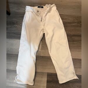 Hollister White Denim Pants Ultra High Rise Dad Jeans W32 L29